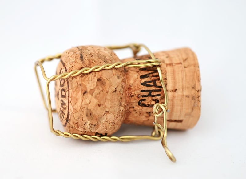 Repurposed Wine Cork Keychains